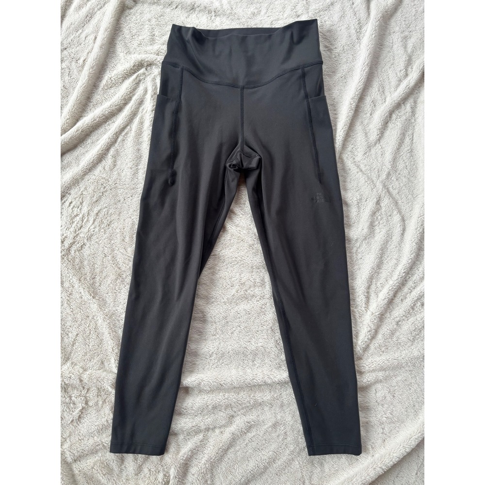 The‎ North Face High Rise Pocket Leggings Black Activewear Women L
